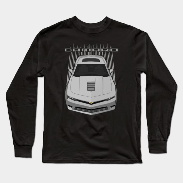 Camaro SS 5th gen 14-15 - silver Long Sleeve T-Shirt by V8social